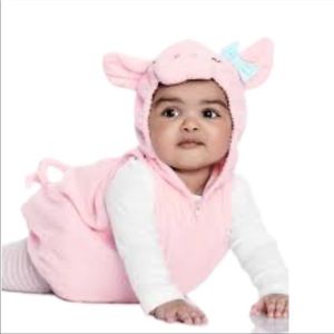 Carters baby girl pig costume